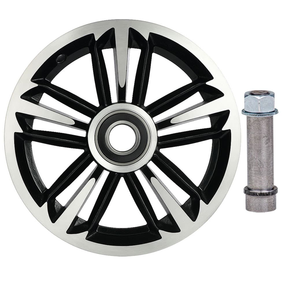 Aro De Alumínio 8 Polegadas Para Carrinhos De Carga Com Eixo de 25 mm JC