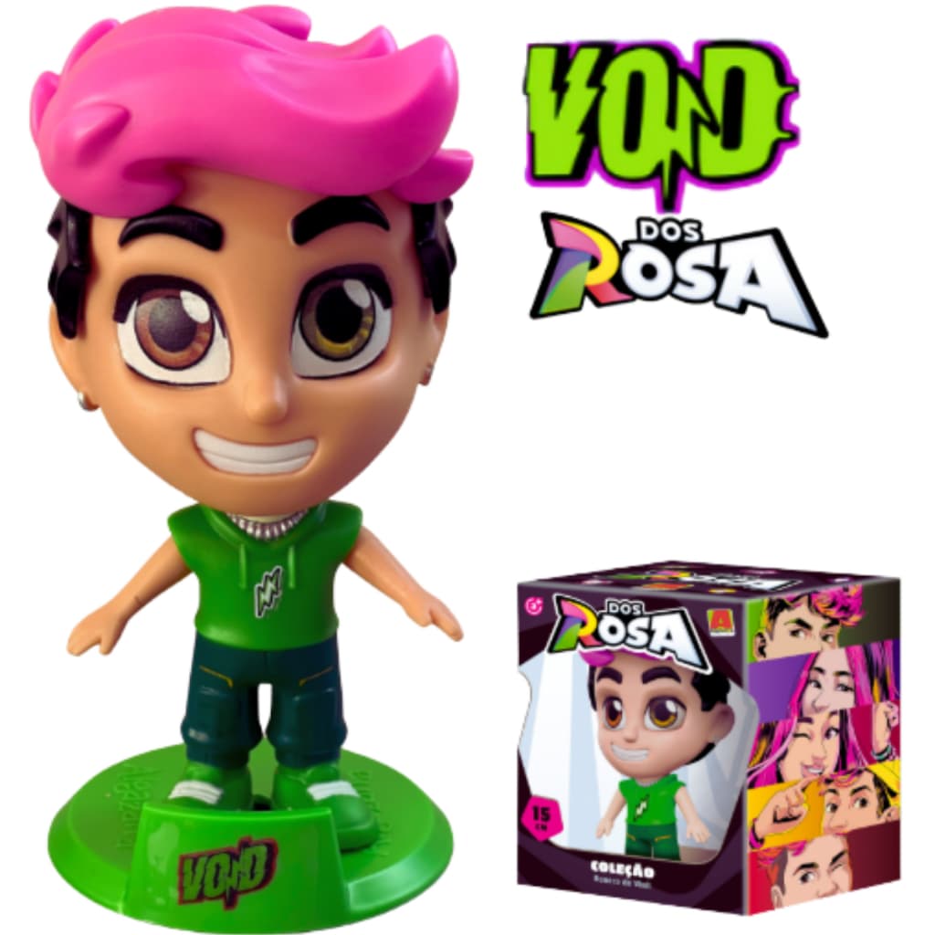 Boneco dos Rosas Void, tropa 15cm Vinil Original Algazarra