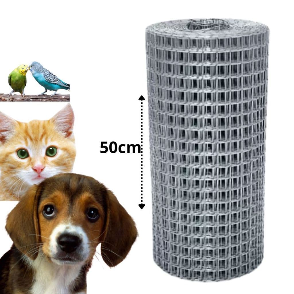 Tela Cerca Cachorro Gato Soldada Fachada Alvenaria 50cm (7M até 10M)Oferta