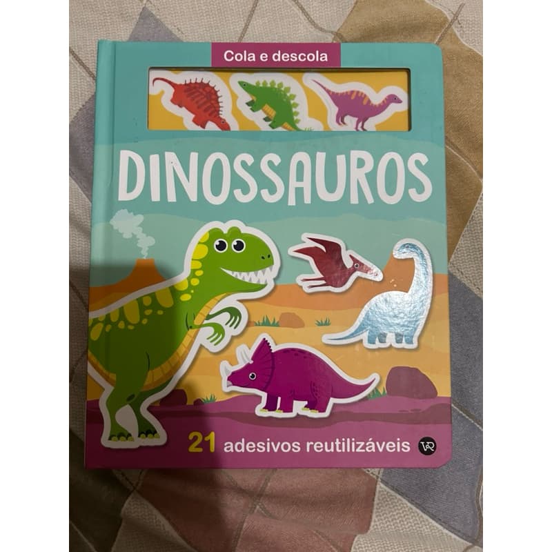 Cola e descola Dinossauros