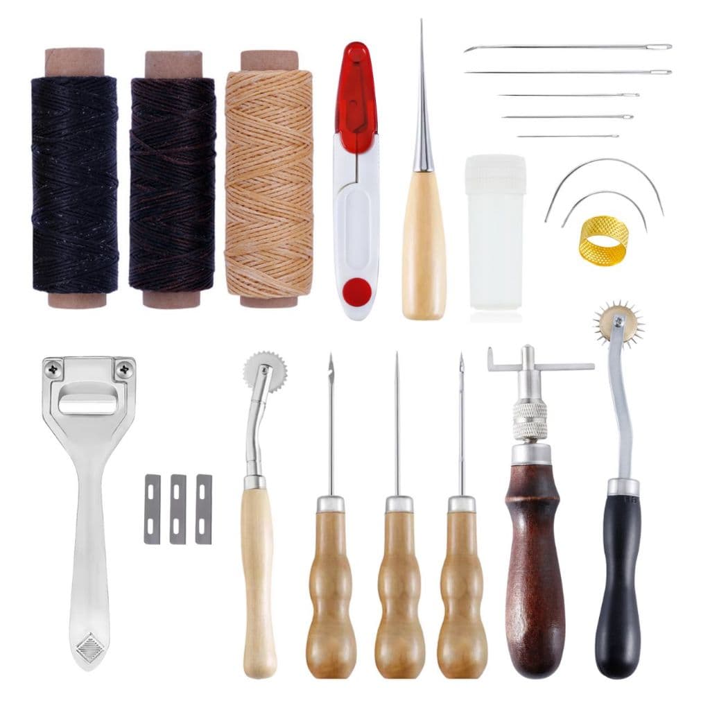 Kit de Costura Manual com Ferramentas, Agulhas e Linhas
