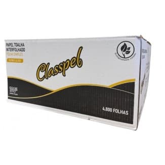Papel Toalha Interfolha 2d 100% 20x21 Fs C/4800 Classpel