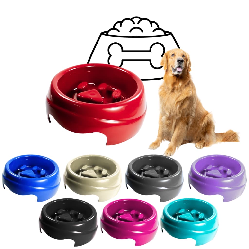 Comedouro Lento Educativo Para Cães Coma Melhor Furacão Pet