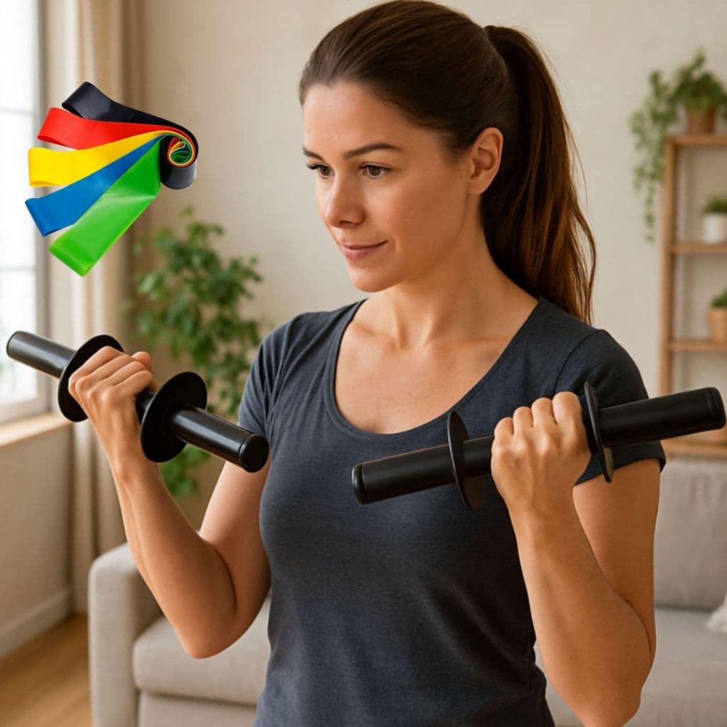 Kit 5 Faixas Mini Band Elásticas Para Exercícios Multifuncional Par Barra Barras Ocas Halteres 40cm Lançamenrto