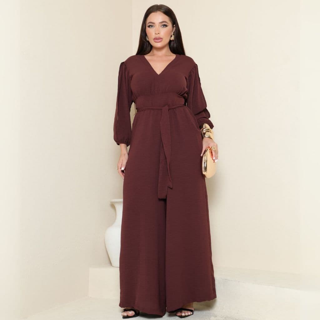 Macacão Feminino Longo Elegante Festa Madrinha Social Pantalona Alfaiataria