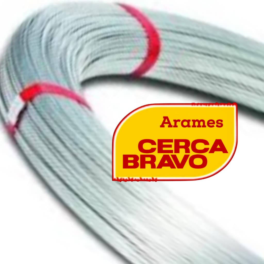 Arame Galvanizado Liso Ovalado 3,00 x 2,40 mm - alta resistência 700 kgf - cerca e curral - 150 metros
