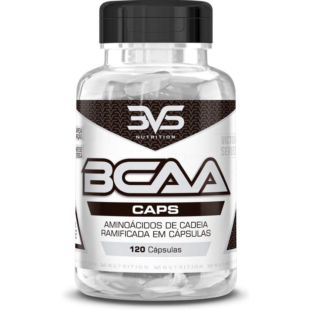 Bcaa Em Cápsulas 100% Puro - Fórmula Exclusiva Com 2350mg De Aminoácido Por Dose - 120 Cápsulas