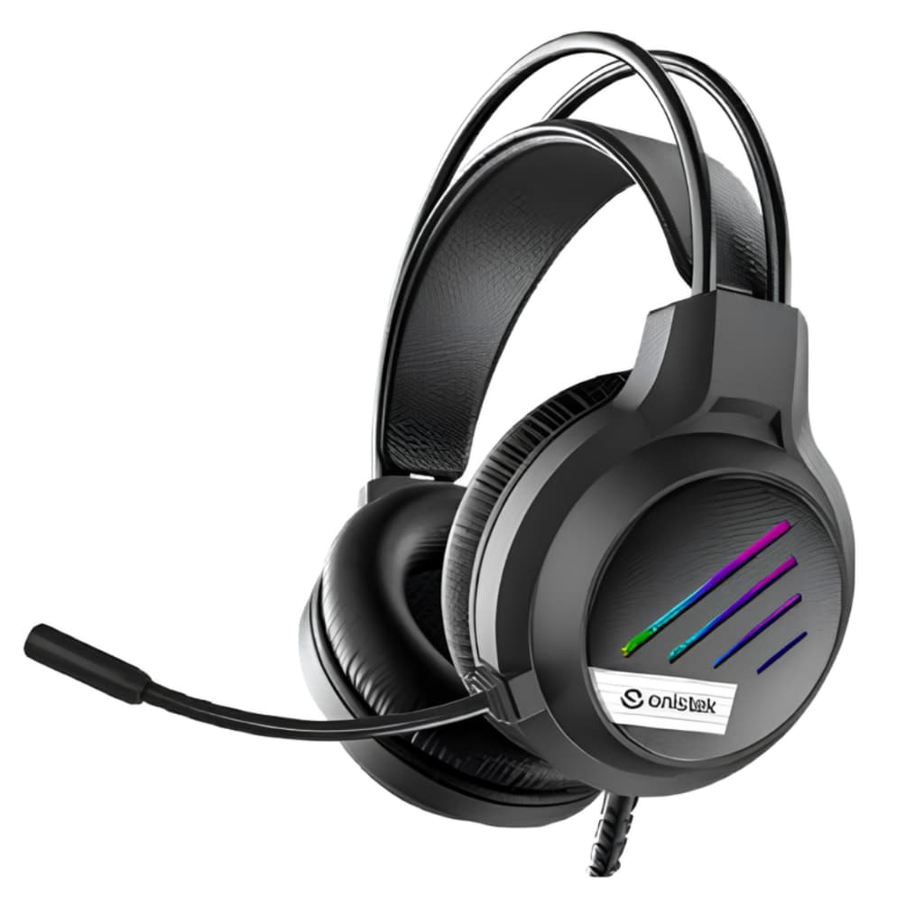 Fone Gamer Headset Led RGB Microfone Para Xbox One PS4 Celular PC USB