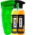 Kit para Enceramento Automotivo Vonixx Cera Tok Final 500ml Cera Plus 500ml e Toalha 30x30 Karbox