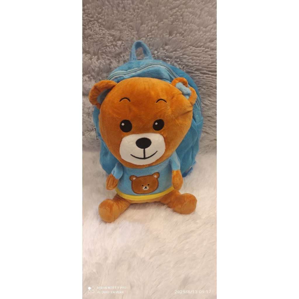 mochila de pelucia de urso