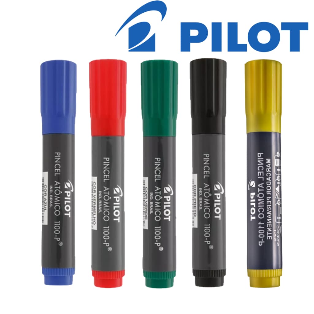 Pincel Atômico Pilot 1100P Permanente Recarregável Unidade