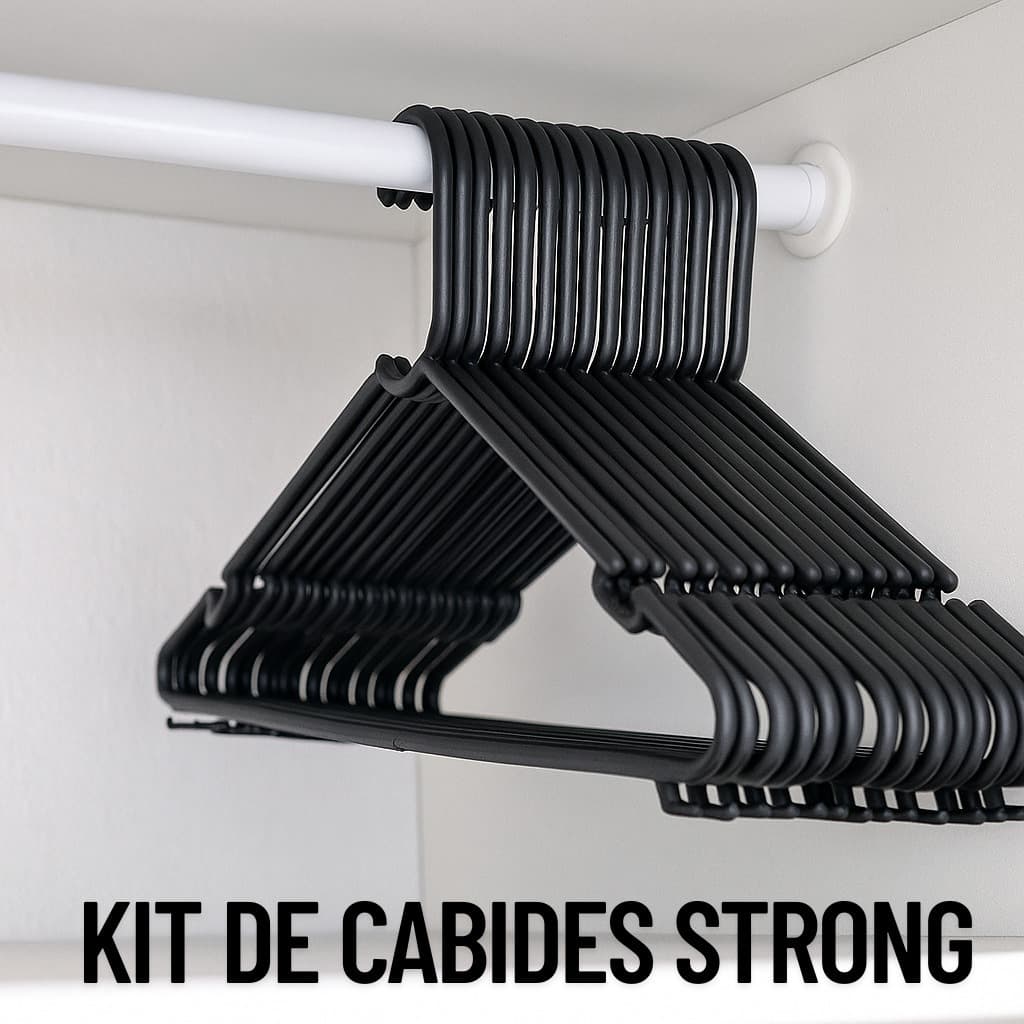 KIT CABIDE STRONG MAIS GROSSO 8MM DE ESPESSURA, RESISTENTE E DURÁVEL, P/ JAQUETAS, CALÇAS, CAMIETAS