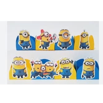 Forminhas Personalizadas para Doces 50/100/150/200 Unidades  - Tema Minions ATENÇÃO A DESCRIÇÃO