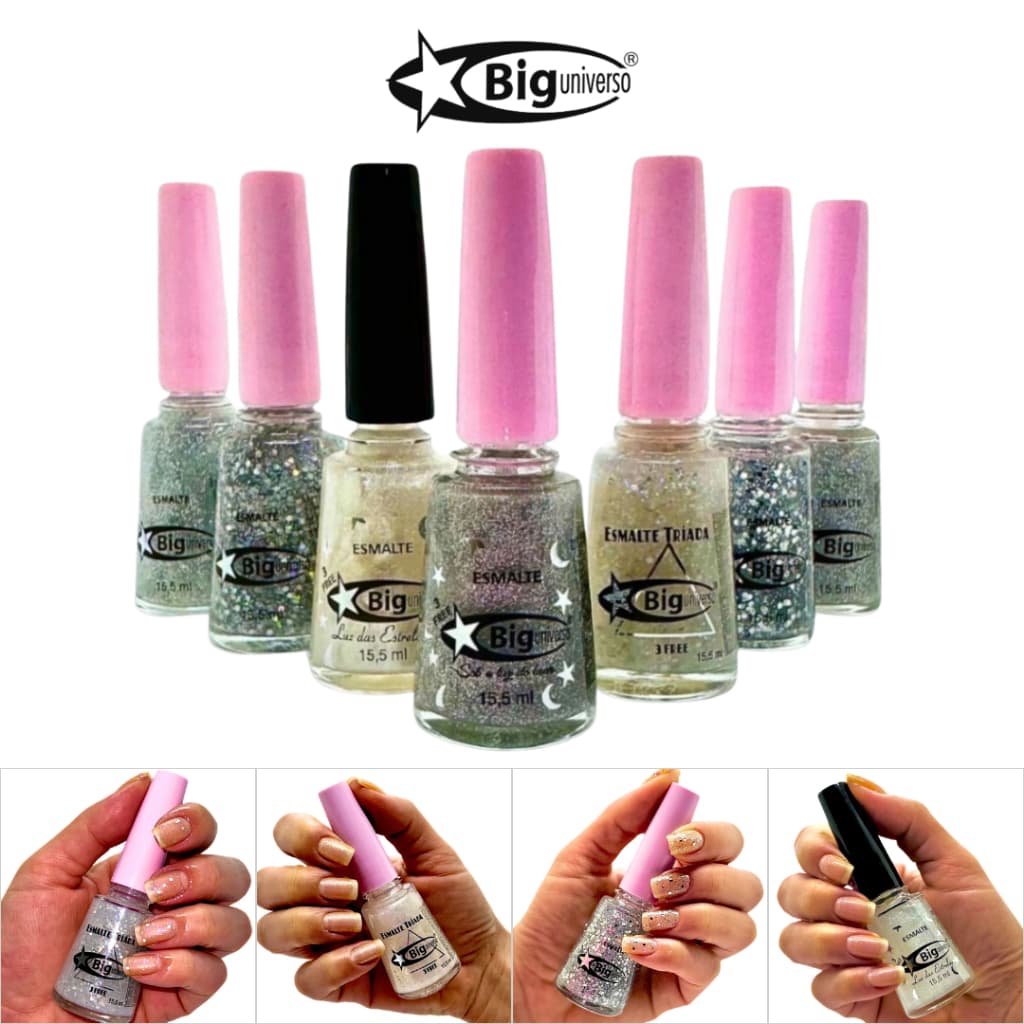 Kit 7 Esmaltes de Unha Renaissance Big Uuniverso 15,5ml