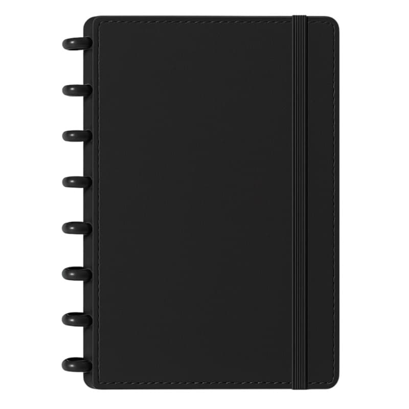 Caderno Inteligente A5 De Discos Médio 80 Folhas Pautadas Capa Dura Escolar Planner Diário