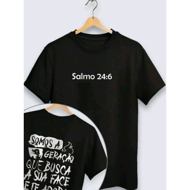 Camiseta infantil Cristã estilosa unisex 100%Algodão