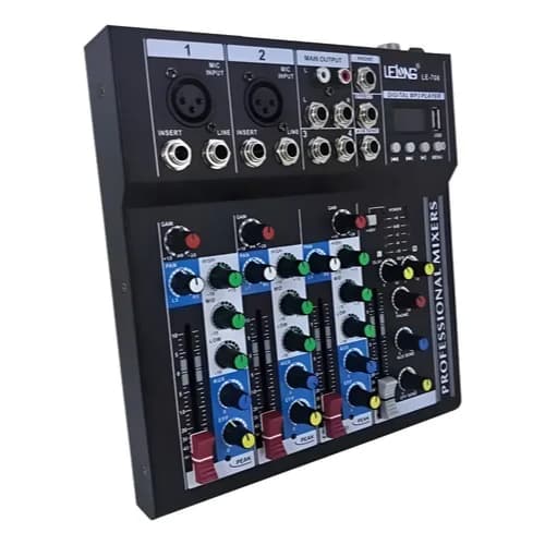 Mesa De Som Console Lelong Le-708 De Mistura 110v/220v