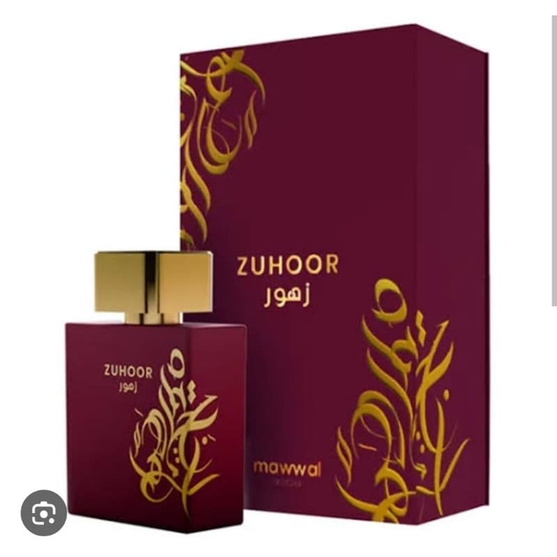 PERFUME ÁRABE ZUHOOR EAU DE PARFUM 100 ML