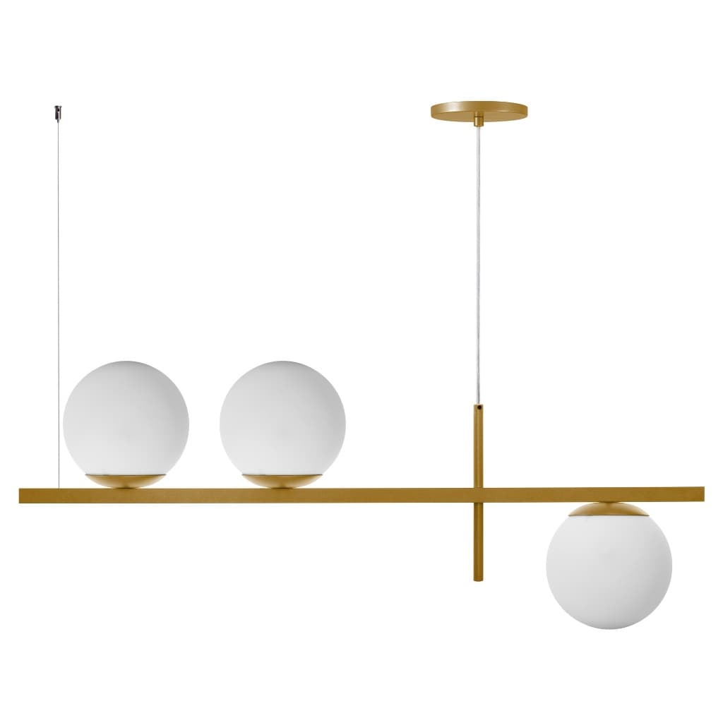 Pendente LuminaLux Jabuticaba PLX0009 Vidro Globo Sala Mesa