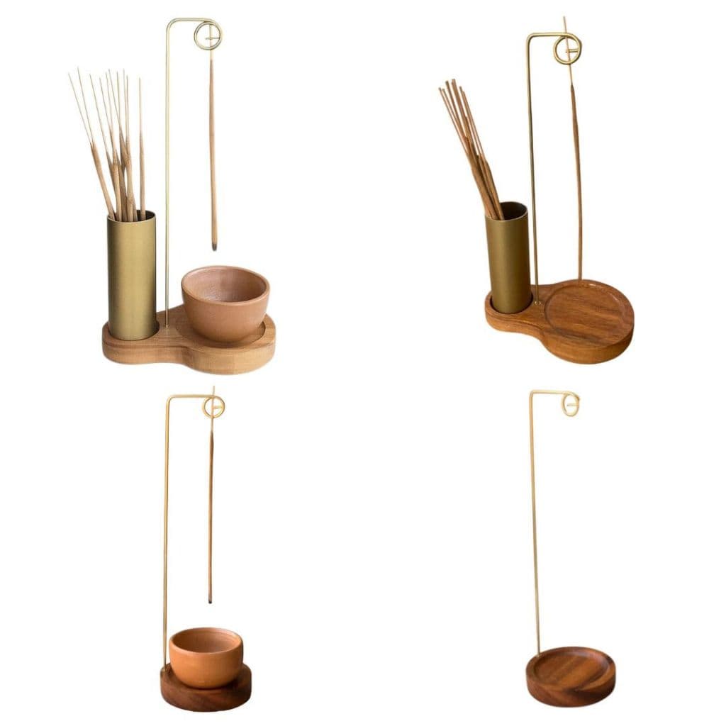 Incensário Invertido Anti-Sujeira - Modelos Exclusivos - Incensário com Suporte para Incenso
