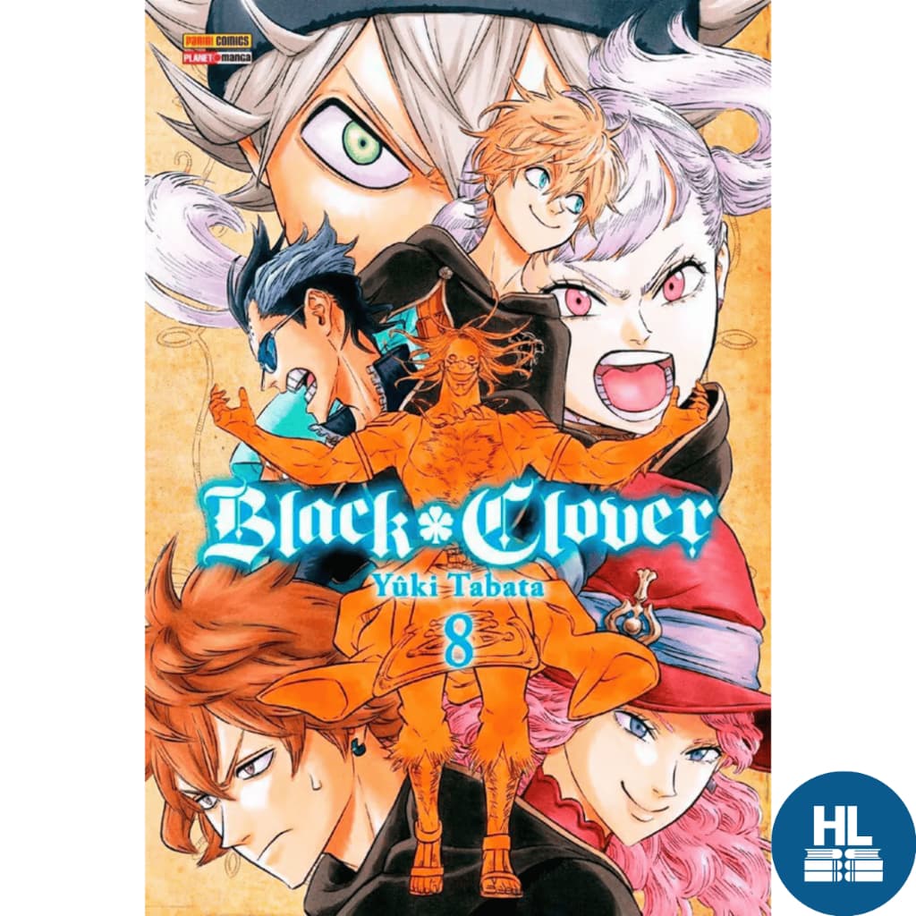 Mangá Black Clover Vol. 8 - Novo/Lacrado