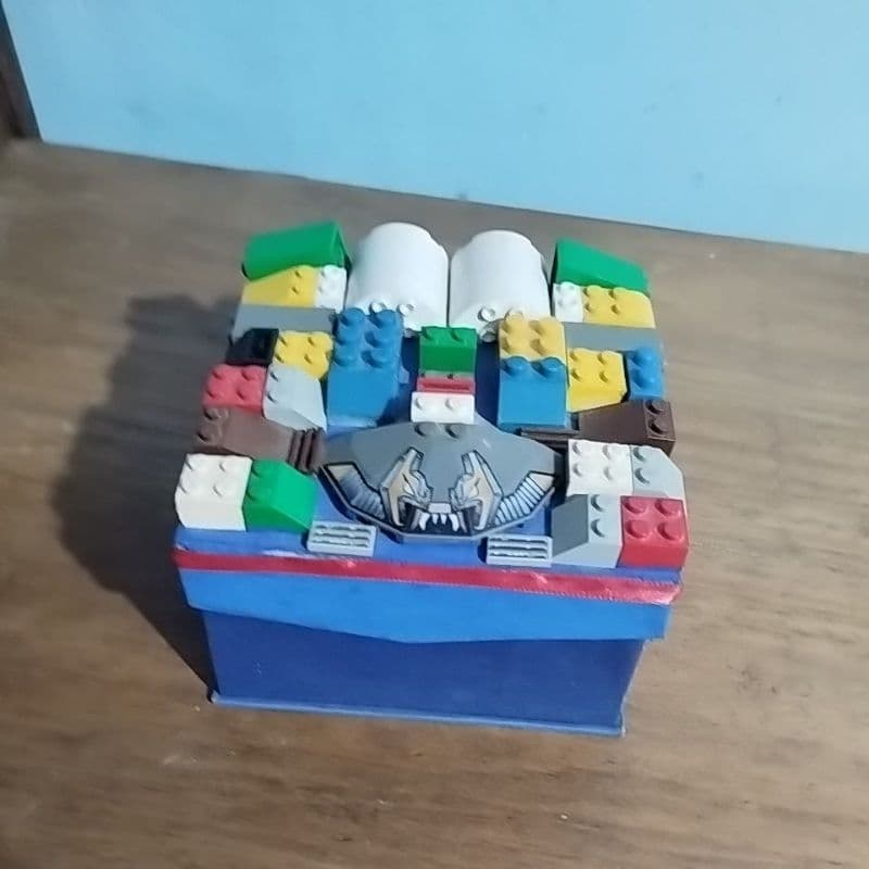 Caixas organizadoras com Lego