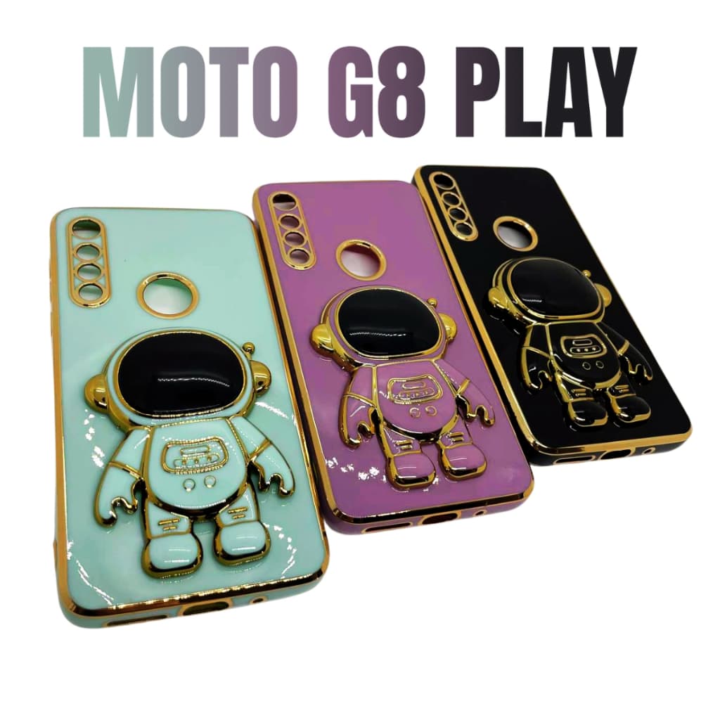 Capa Capinha de celular compatível com Moto G8 Play Astronauta