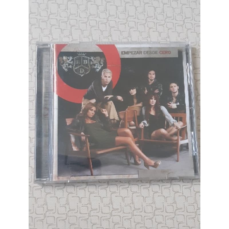 CD RBD EMPEZAR DESDE CERO EDIÇÃO ARGENTINA ANAHÍ DULCE MARÍA MAITE PERRONI CHRISTIAN CHÁVEZ