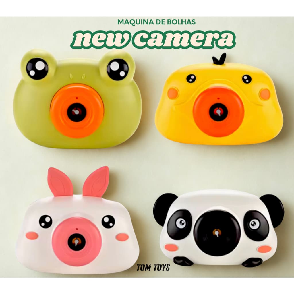 NEW Câmera Maquina De Bolhas Bolha De Sabão Bubble Câmera