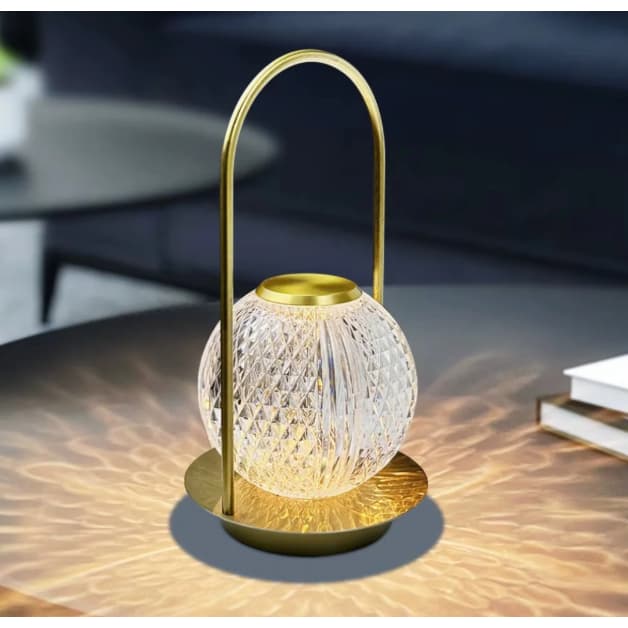 Luminária Abajur de mesa Com 3 cores LED Regulável Recarregável Decoração Xtrad SH-043