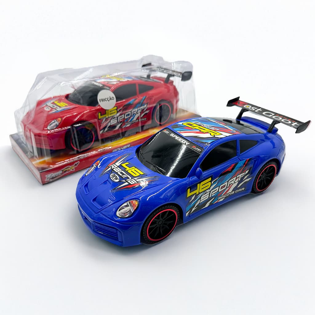 Carrinho de Brinquedo Esportivo com Fricção 29cm - Carrinhos de brinquedo