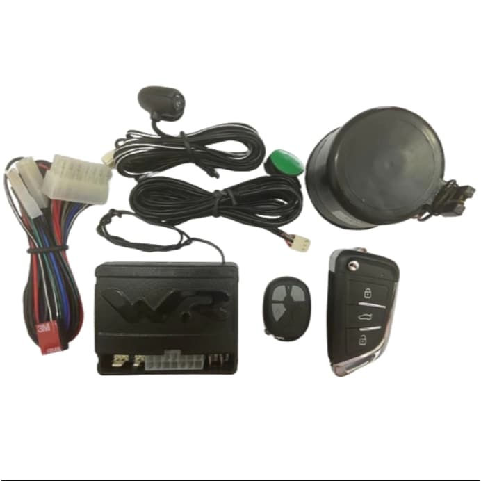 Alarme Veicular Wr Chave Canivete Tipo Bmw 3 Bt + Controle