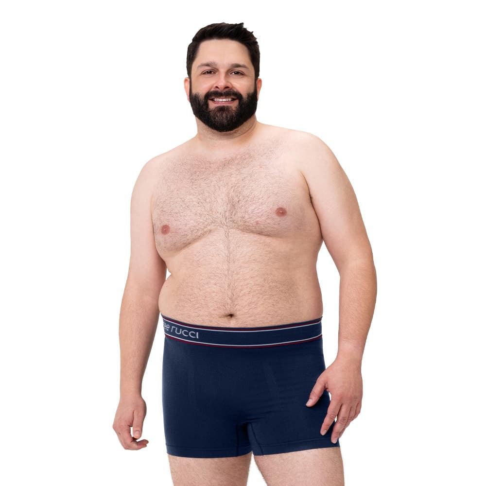 Kit 3 Cuecas Boxer Microfibra Sem Costura Plus Size Z Rucci