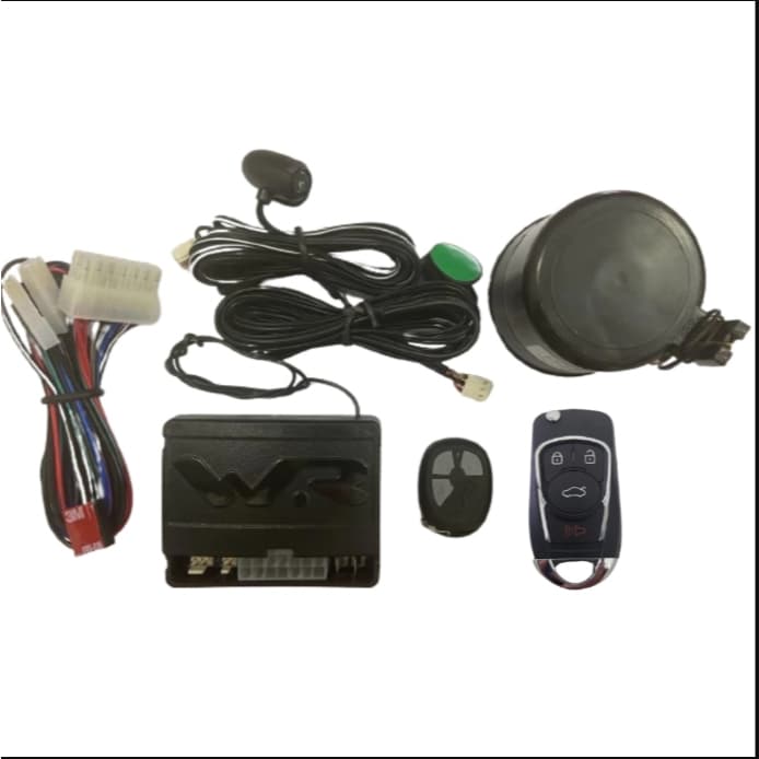 Alarme Veicular Wr Chave Canivete Tipo Gm Novo + Controle