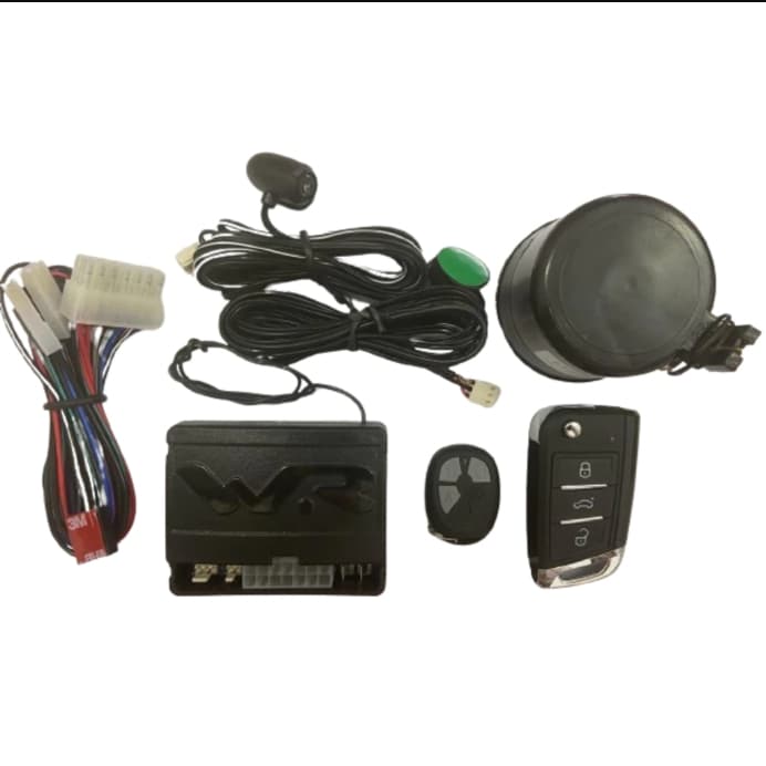 Alarme Veicular Wr Chave Canivete Vw Novo + Controle