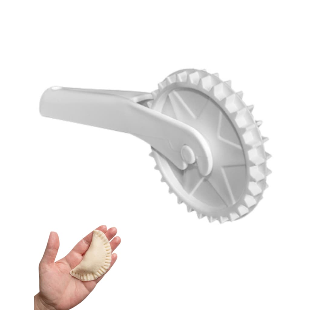 Carretilha Corta E Fecha Massa Pastel Injetemp 21cm Fechador Cozinha Risole Raviolis Capelettis