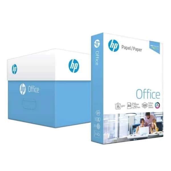 Papel Sulfite Hp Office A4 75g 210mmx297mm Cor Branco
