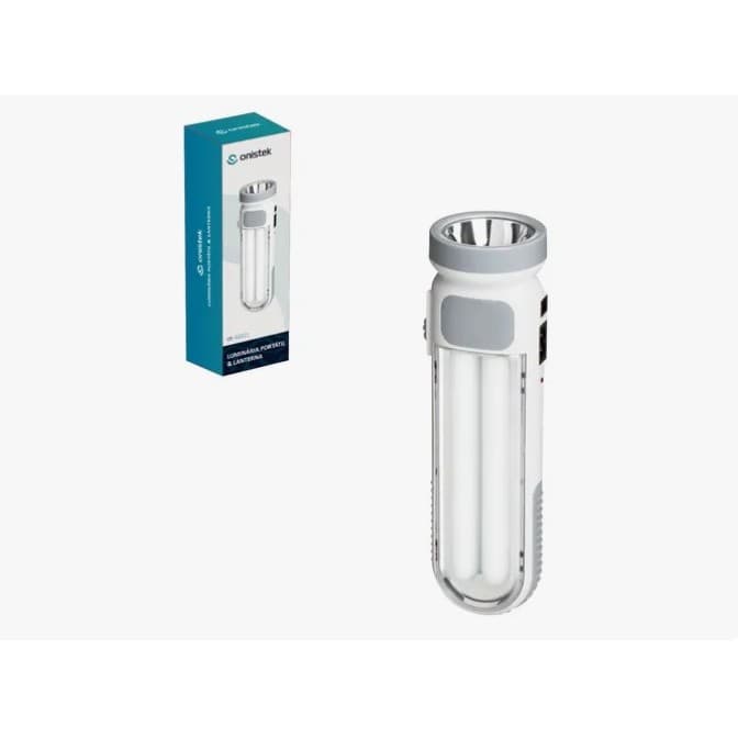 Lanterna LED Portátil Recarregável 3 em 1 – Luminária de Mesa, Lampião e Camping 6h Bateria