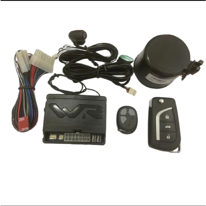 Alarme Veicular Wr Chave Canivete Tipo Toyota + Controle