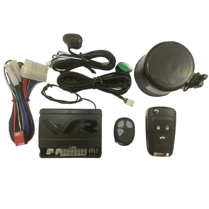 Alarme Veicular Wr Chave Canivete Tipo Gm + Controle