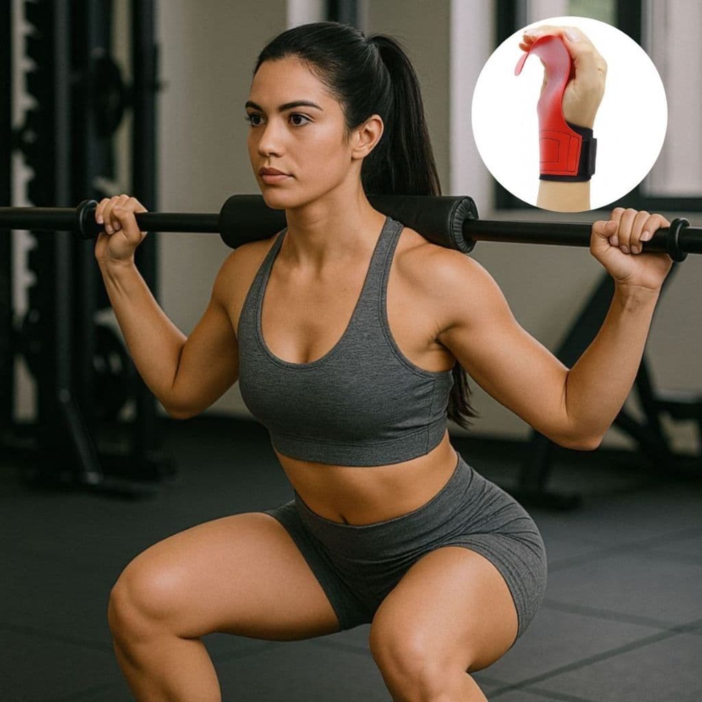 Luva Hand Grip para Crossfit e Academia Musculação Treino Pump Barra Oca 118cm Protetor de Barras Profissional Oferta