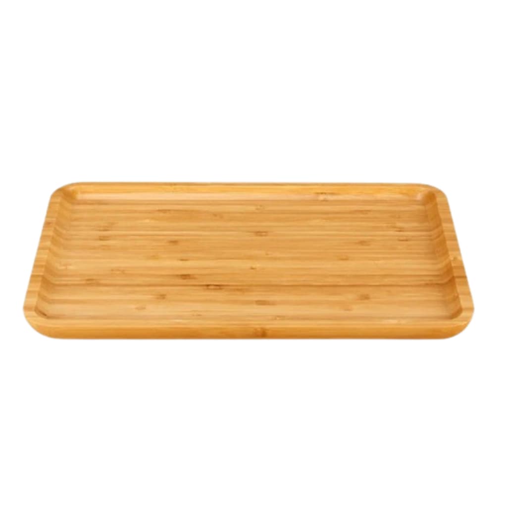 Bandeja de Bambu Petisqueira Retangular - Oval - Cozinha - Servir Petiscos