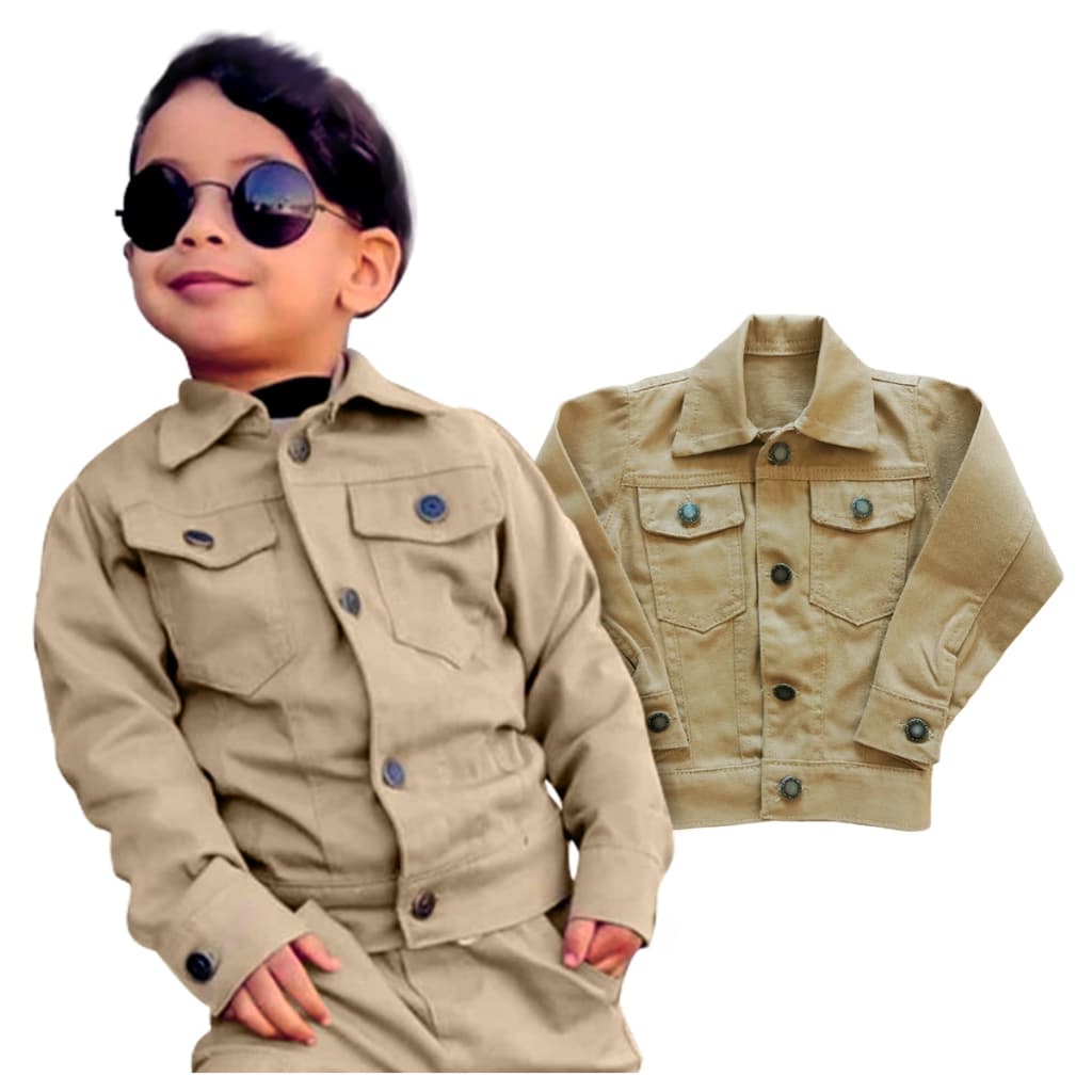 Jaqueta Sarja Jeans Infantil Masculina Estilosa Varias Cores Looks De Inverno