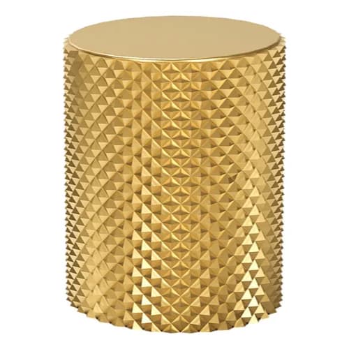 Puxador Rigato Granado Ponto Dourado Gold Matte Fosco 20mm Estilo Bali Renna