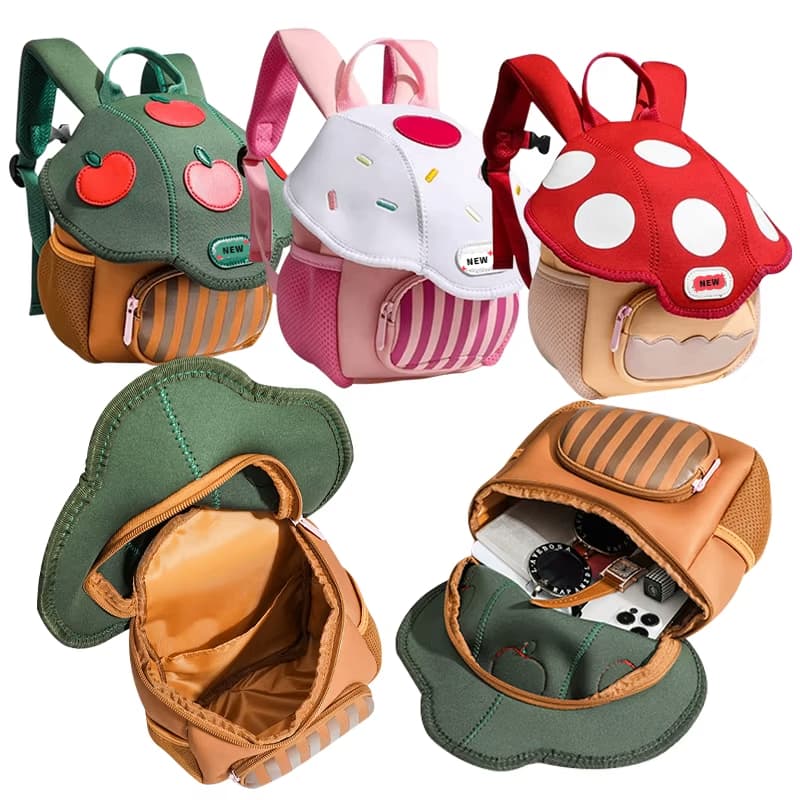 Mochila Infantil Feminino Masculino + 2 anos Creche Maternal Macio Leve Alta qualidade
