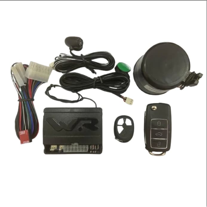 Alarme Veicular Wr Chave Canivete Tipo Vw Chrome e Controle