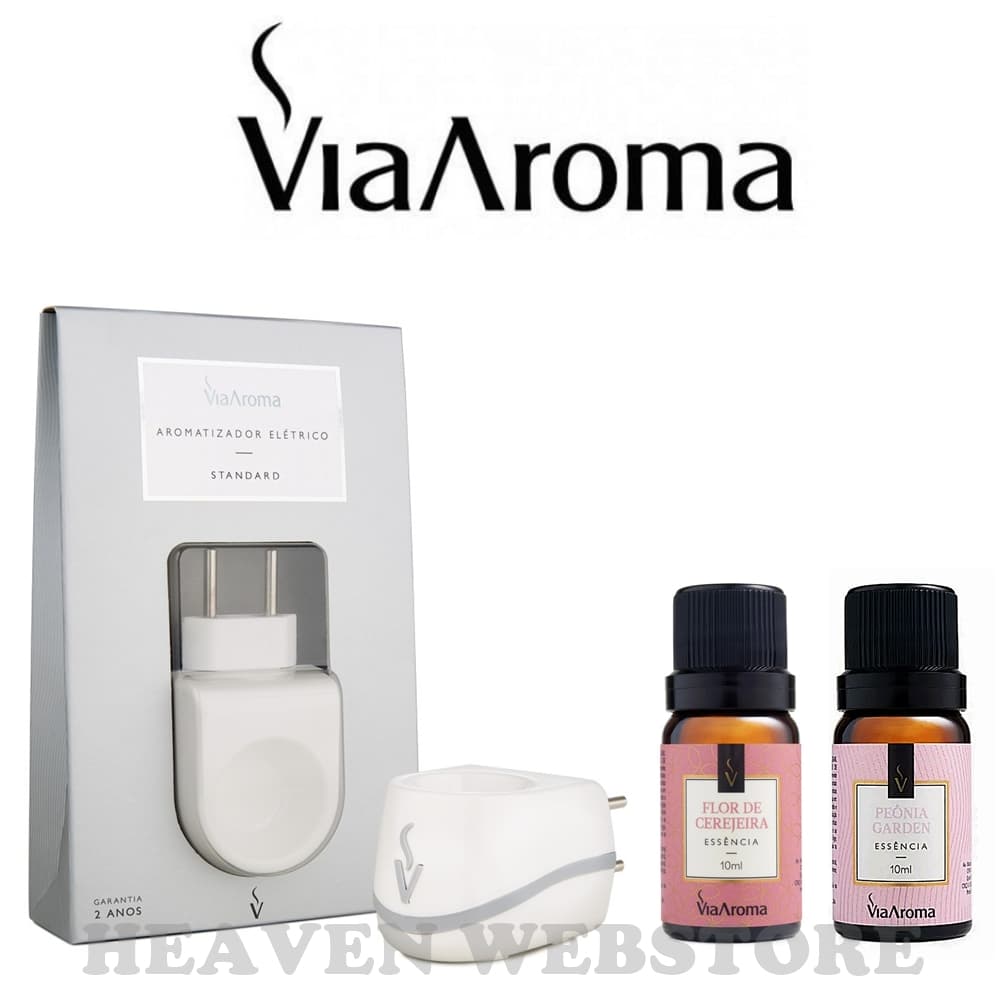 Aromatizador ou Essencia - Via Aroma - Escolha: só Essência / Aparelho com essência / só Aparelho