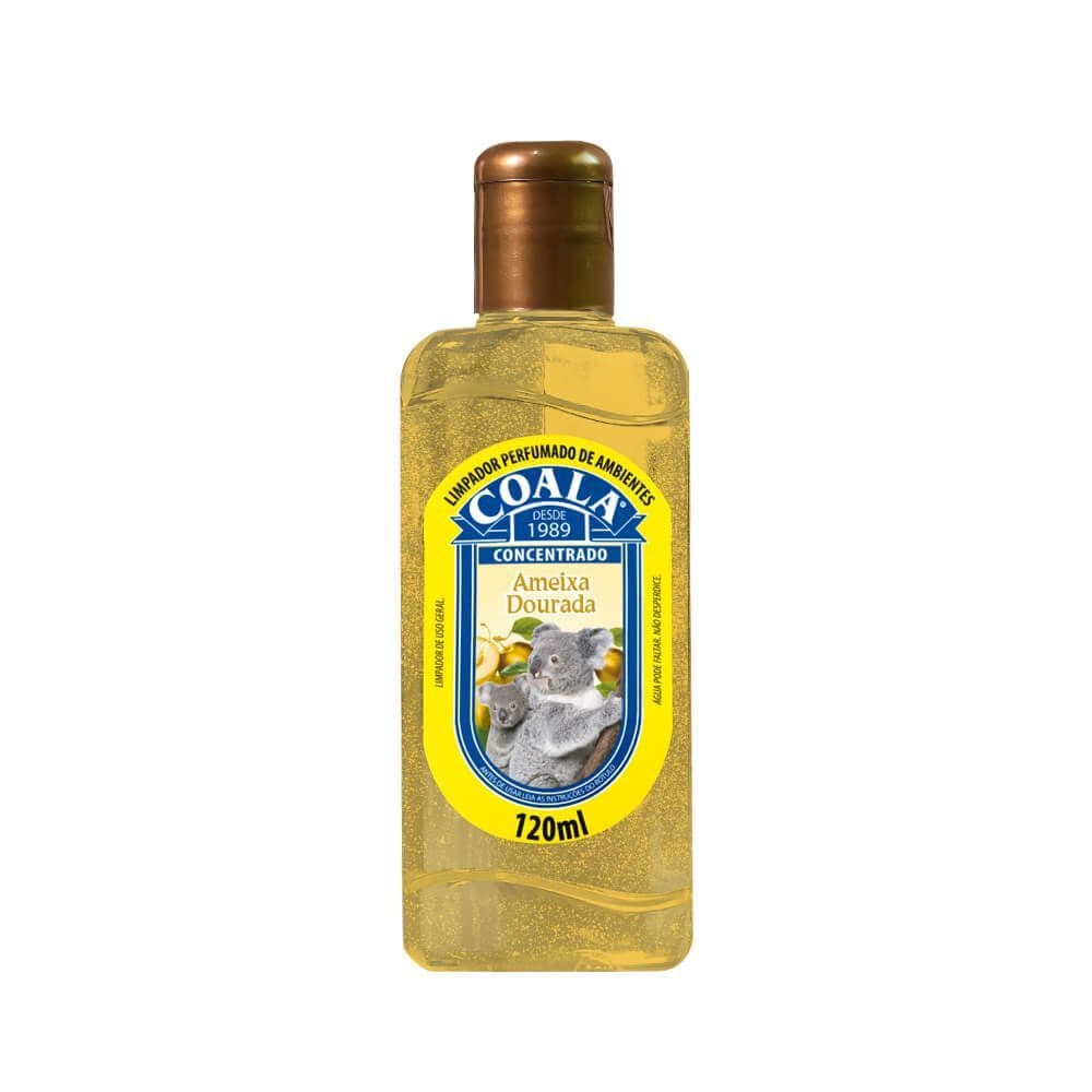 Limpador Perfumado Coala Essências Ameixa Dourada 120ml – Aroma Sofisticado e Duradouro