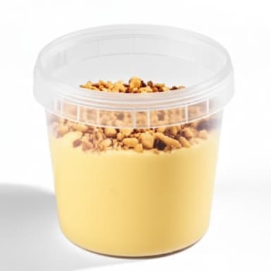 Pote Redondo 220ml Bolo de Pote Tampa Lacre Plastilânia Pacote 10 Unidades