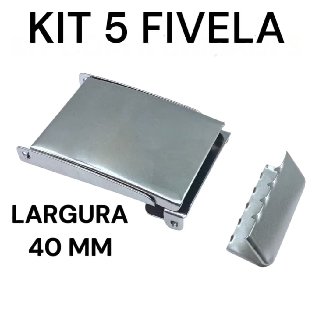 Kit 5 Fivela Militar 40mm de Largura para Cintos Oferta Promoção Barato